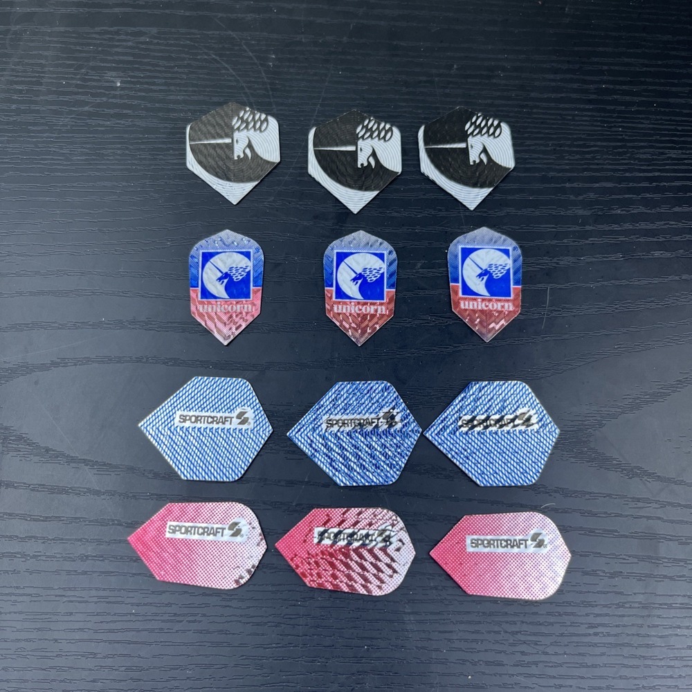 Sportcraft & Unicorn Dart Flights Replacement Dart Accessories Lot